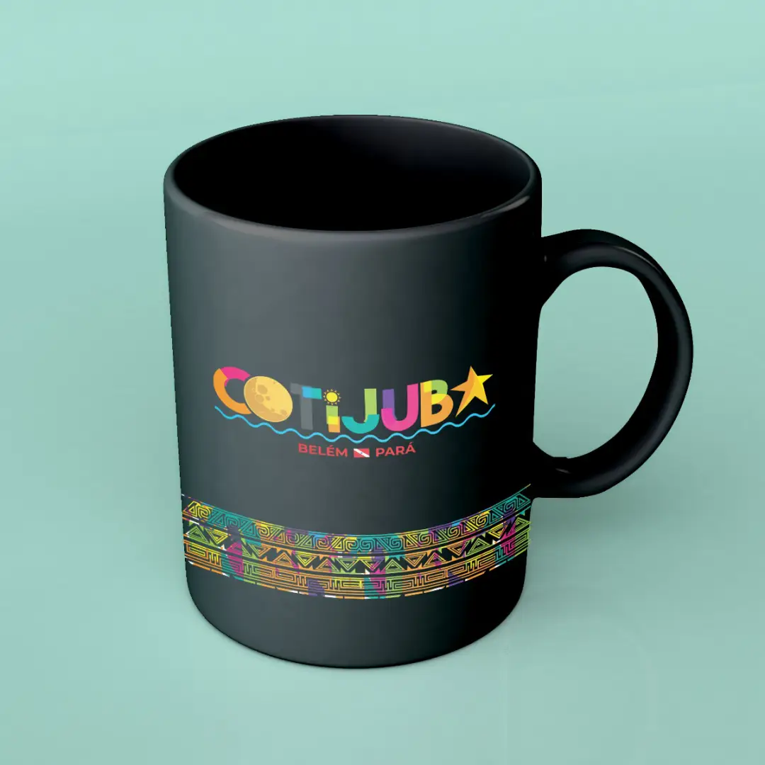 Caneca preta Ecotijuba